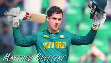 SA vs NZ: Matthew Breetzke Sets Record Becomes First Man in History to Score 150 on ODI Debut