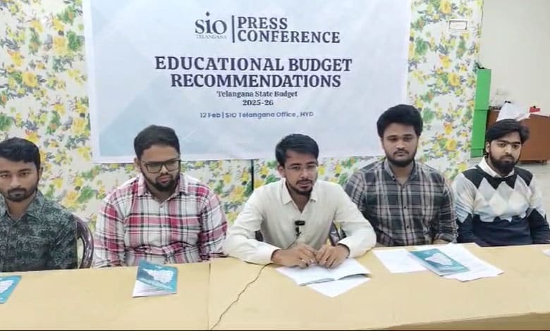 SIO Telangana Unveils Booklet on Budget Recommendations for Education and Youth Welfare for FY 2025-26