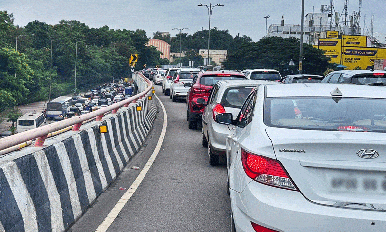 10,000 Vehicles Per Km: Why Hyderabad’s Roads Are Always Jammed