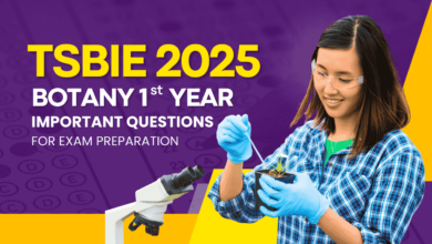 Telangana Intermediate 2025 Botany 1st Year: Important Questions for Exam Success