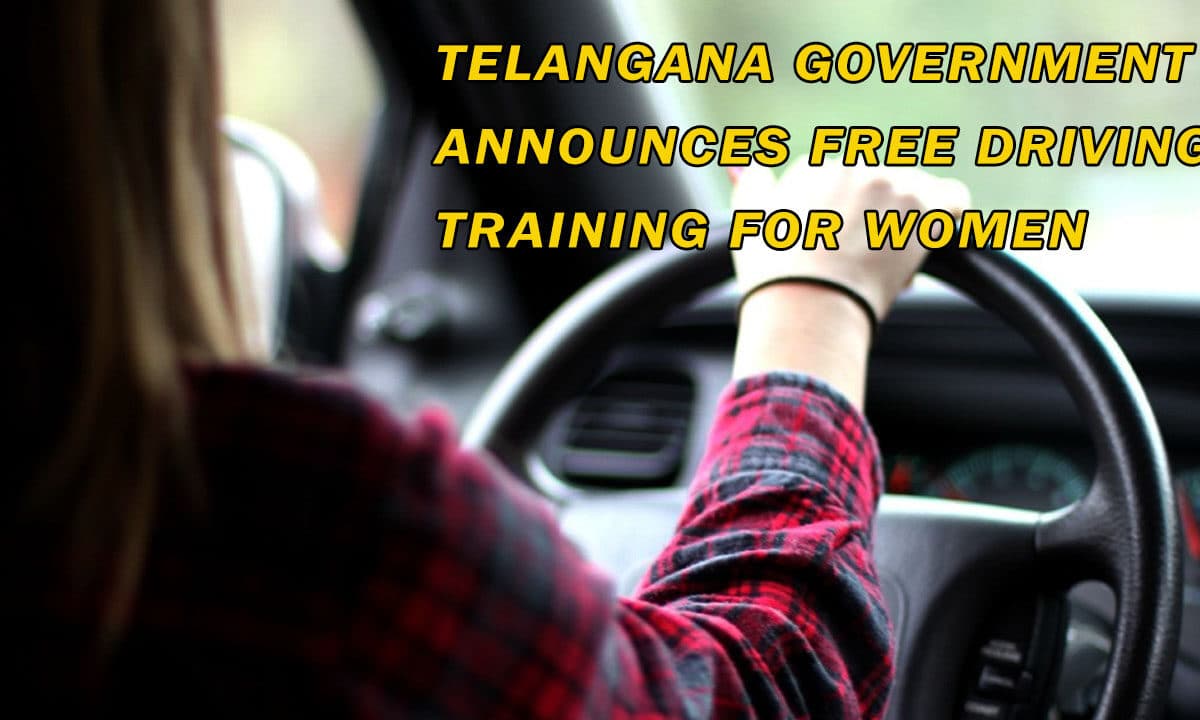 Telangana Government Announces Free Driving Training for Women