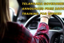 Telangana Government Announces Free Driving Training for Women