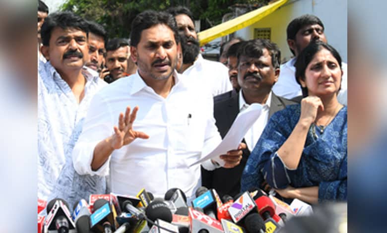 Total Breakdown of Law and Order in Andhra Pradesh: Jagan Accuses TDP Government