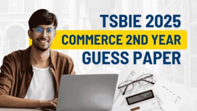 Telangana Intermediate 2025 Commerce 2nd Year Guess Paper: Key Topics & Expected Questions