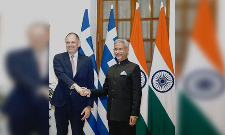 EAM Jaishankar Meets Greek Foreign Minister to Strengthen India-Greece Ties