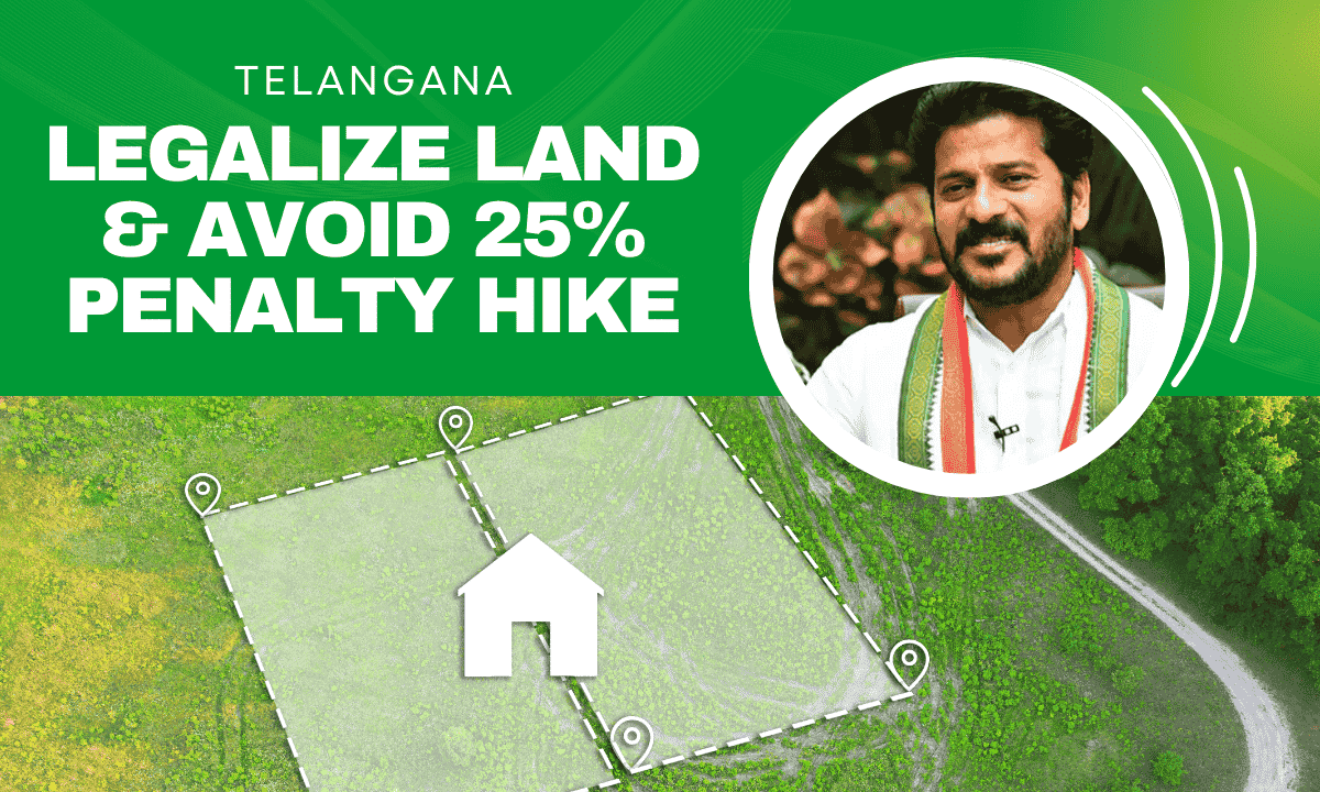 Telangana government announces updated LRS policy to expedite land regularization and reduce penalties.