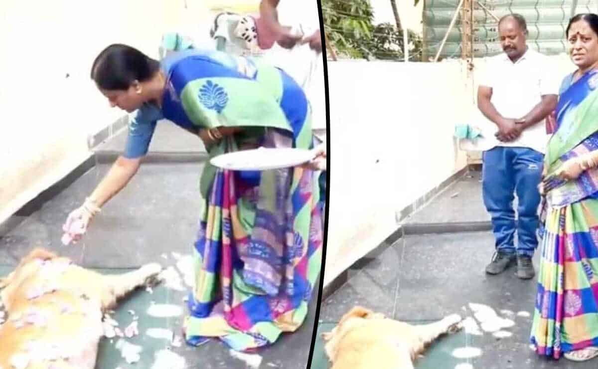 Minister Konda Surekha in Tears After Her Pet Dog 'Happy' Passes Away