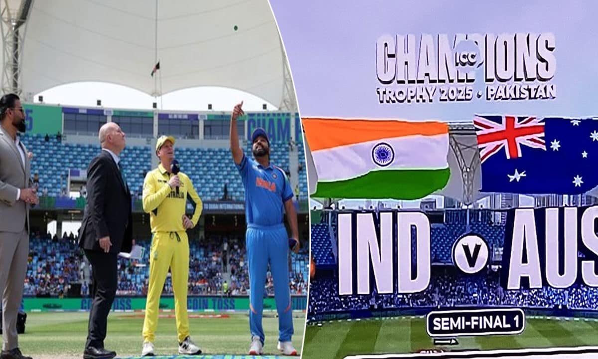 Champions Trophy 2025: Australia Wins Toss, Elects to Bat First Against Unchanged India in Semi-Final