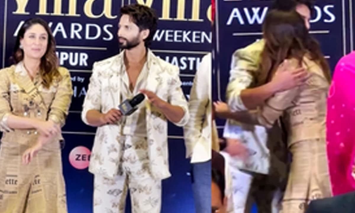 Ex-Lovers Kareena and Shahid Share a Heartfelt Hug at IIFA 2025