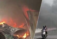 Fire Incident at Amberpet Flyover Sparks Chaos, Causes Major Traffic Disruption in Hyderabad