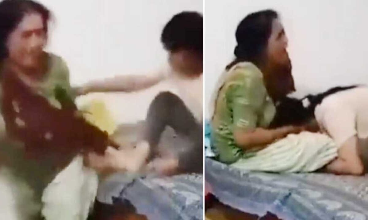 Haryana Shocker: Daughter Brutally Assaults Elderly Mother Over Property Dispute (Video Viral)