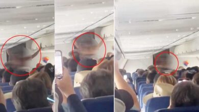 Bizarre Incident: Woman Removes Clothes, Runs Through Flight – Viral Video!