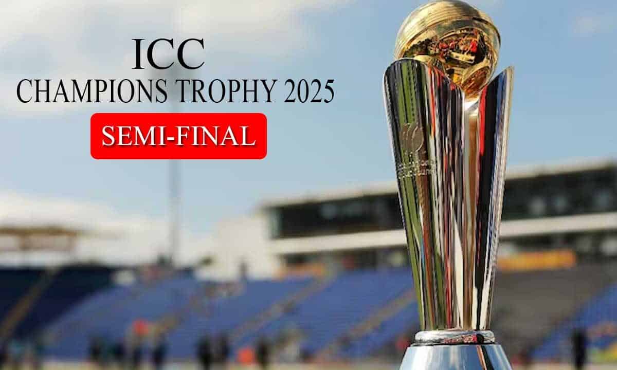 ICC Champions Trophy 2025: Semi-Final Lineup, Head-to-Head Stats, and Match Analysis