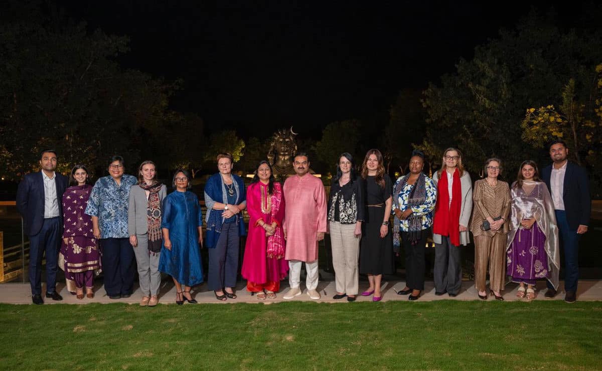 Gautam Adani Hosts Nine Inspiring Women Envoys in India