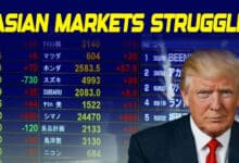 Asian Markets Struggle as Tariff Uncertainty Looms Over Global Trade