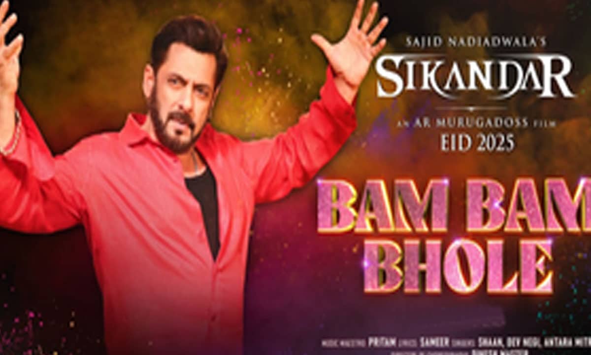 Bam Bam Bhole from Sikandar: Salman Khan & Rashmika Mandanna’s Ultimate Holi Anthem 2025