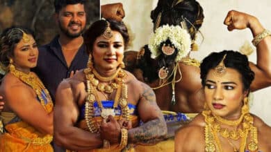 Bodybuilder Bride: Stuns Social Media by Flaunting Muscles Instead of Mehndi (Video)