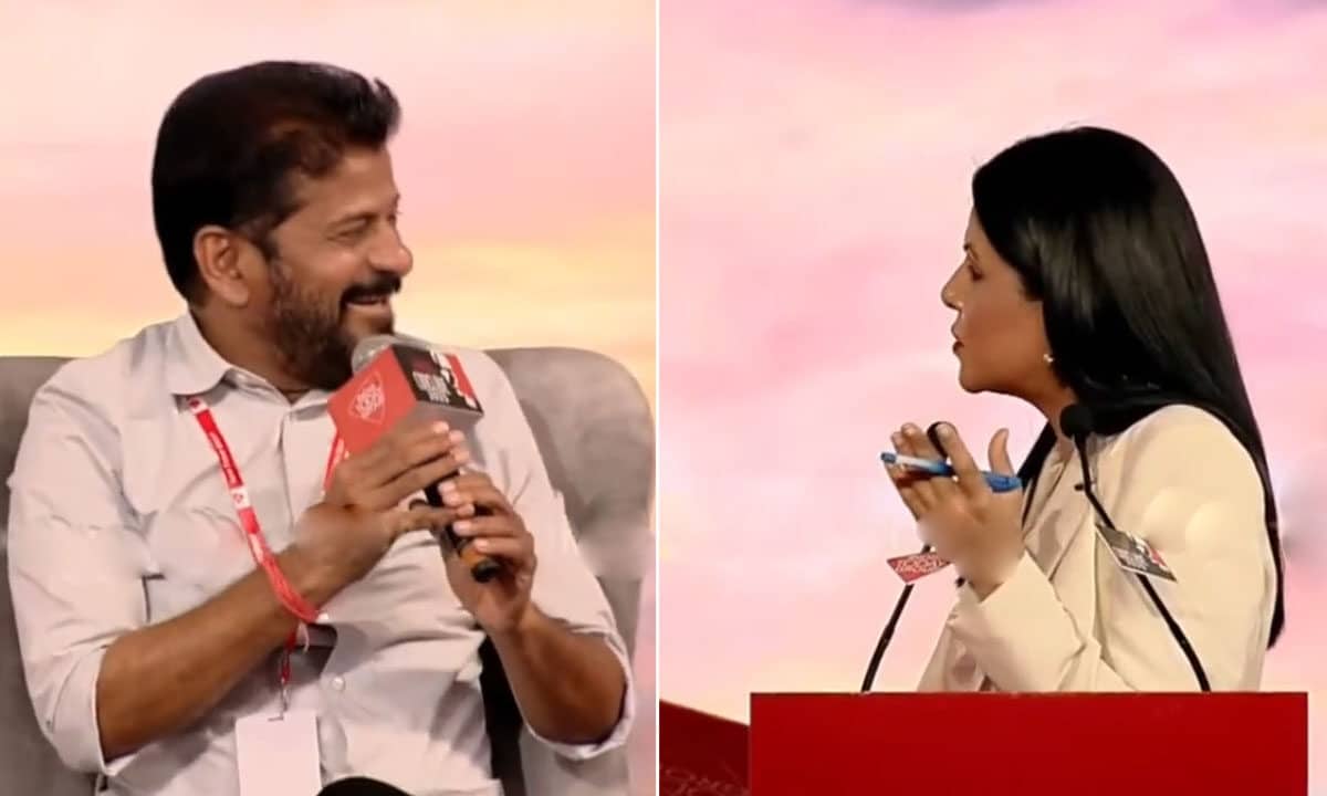 Watch: India Today Conclave Anchor Forgets Revanth Reddy’s Name, Calls Him ‘Mr. Modi’