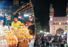 Hyderabad's Charminar Market Glows with Festive Eid Shopping Rush!