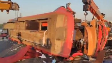 Tragic Accident in Andhra Pradesh: Bus Hits Cement Lorry, 3 Lives Lost, 8 Injured