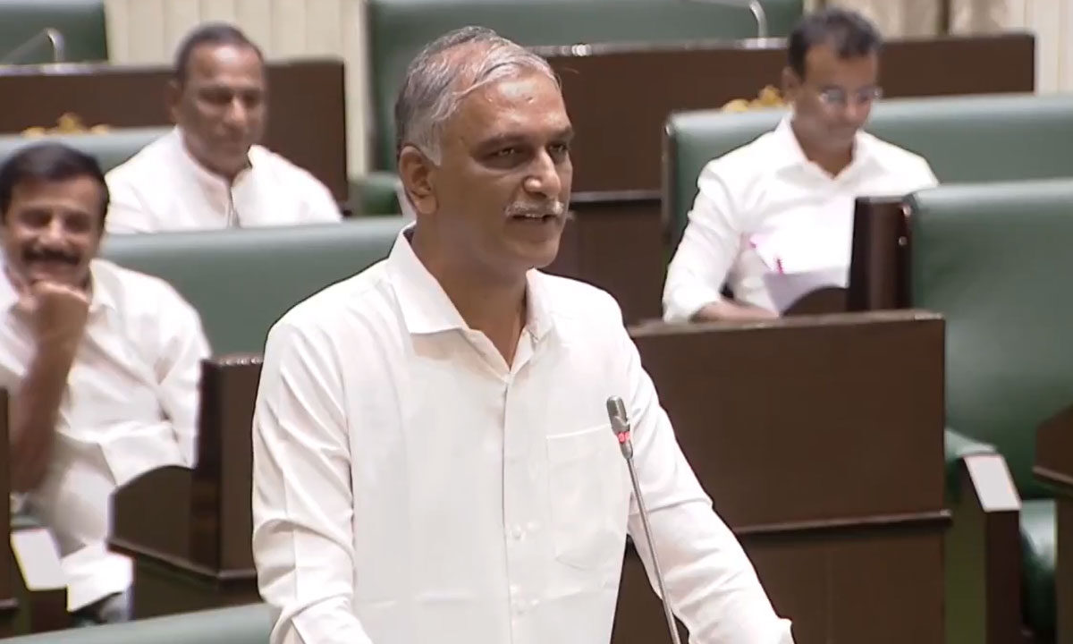 Harish Rao Slams Congress Govt for Dodging Questions in Assembly