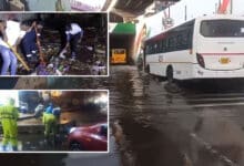 Midnight Unseasonal Rain Submerges Underpasses, Hydra Swiftly Clears Flood Water