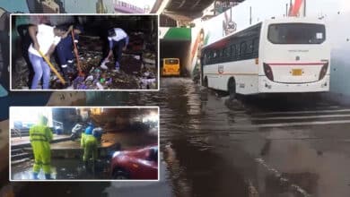 Midnight Unseasonal Rain Submerges Underpasses, Hydra Swiftly Clears Flood Water