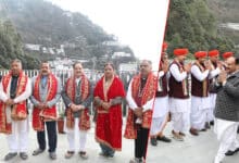 Union Minister J.P. Nadda Pays Obeisance at Mata Vaishno Devi Shrine