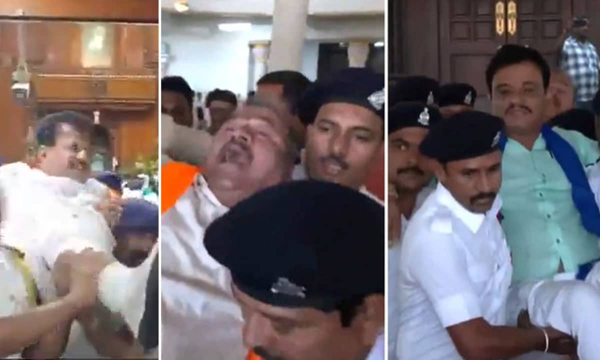 18 BJP MLAs Suspended from Karnataka Assembly for 6 Months for 'Disrespecting' Speaker