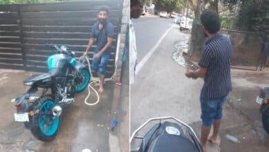 Hyderabad: Fine Imposed on Man for Using Drinking Water to Clean Bike in Jubilee Hills