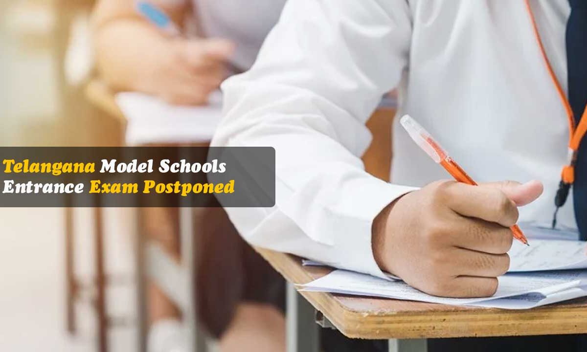 Telangana Model Schools Entrance Exam Postponed to April 20