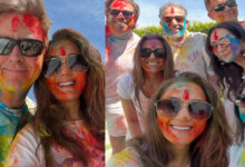 Preity Zinta Enjoys a Colorful Holi with Her Little Munchkins