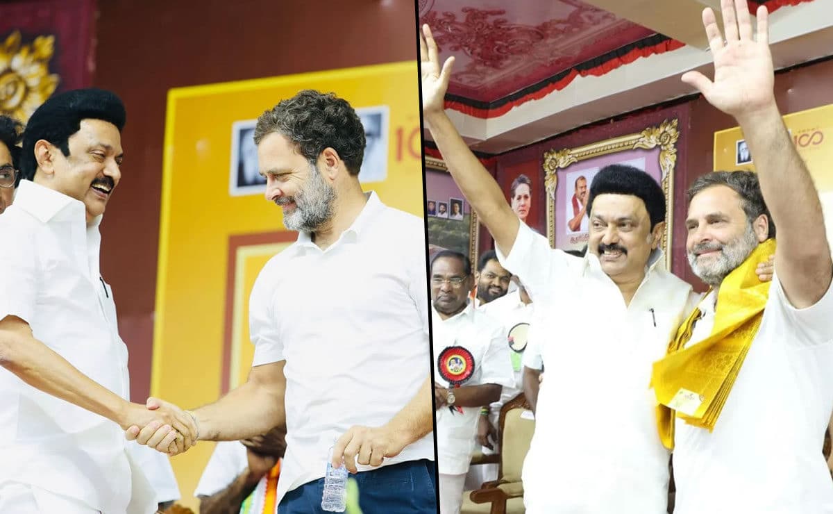 Rahul Gandhi Wishes Tamil Nadu CM Stalin on His 72nd Birthday