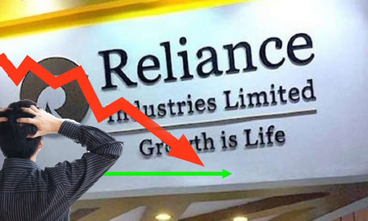 Reliance Industries Stock Drops 3.6%, Falls Below Key Support Level