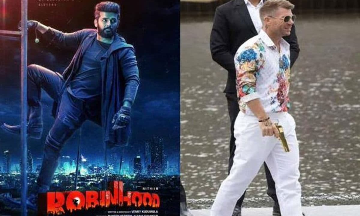 David Warner Makes Acting Debut with Cameo in Telugu Film ‘Robinhood’