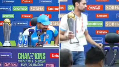 Watch | Rohit Sharma’s Funny Moment: Forgets ICC Champions Trophy in Press Conference, Social Media Reacts