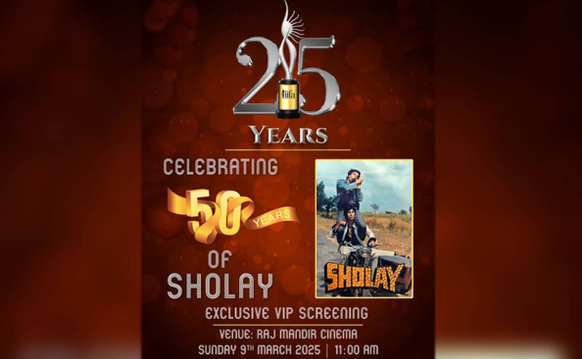 IIFA 2025 to Celebrate 50 Years of ‘Sholay’ with Special Tribute at Raj Mandir Cinema