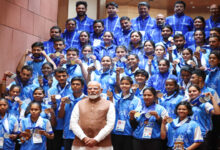 PM Modi Meets Special Olympics World Winter Games Contingent in Parliament