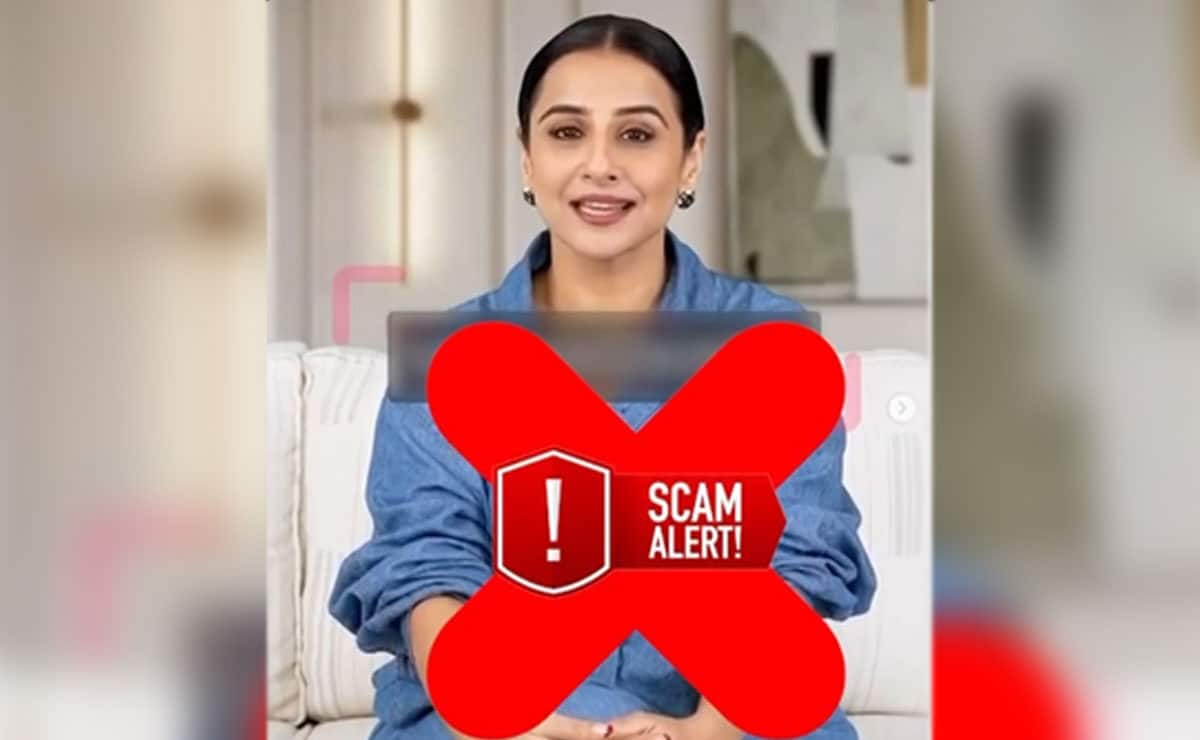 Vidya Balan Warns Followers About Misleading AI-Generated Video