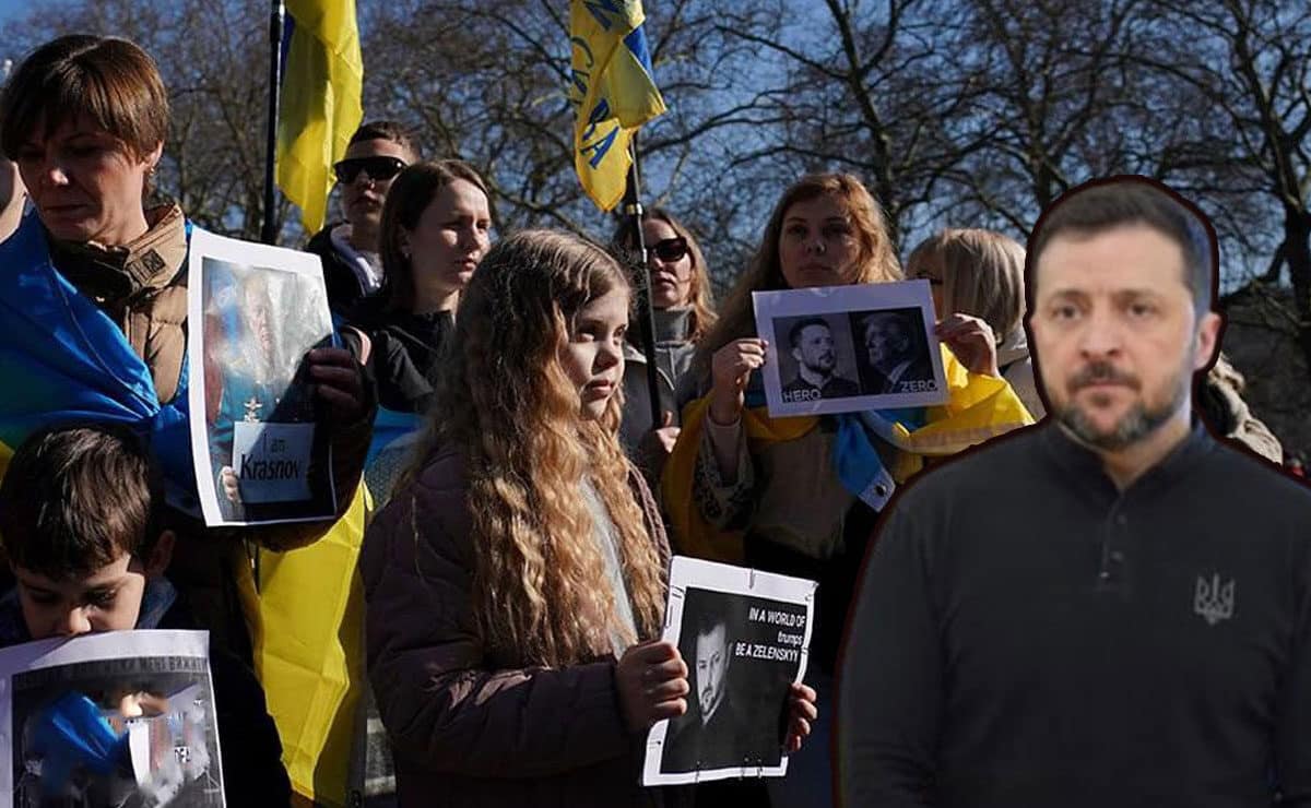 Tensions Escalate as Zelenskyy Faces Heated US Meeting: Supporters Rally Outside White House