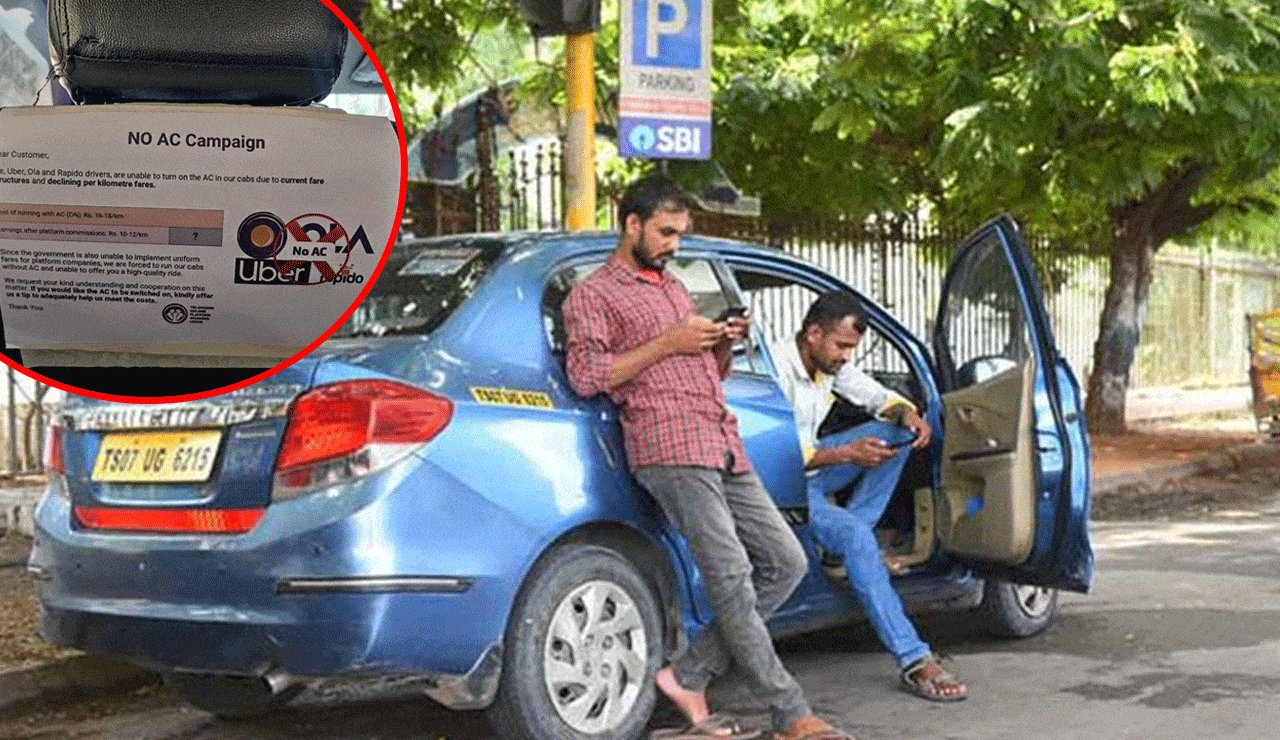 Hyderabad Cab Drivers Boycott AC Rides – Will Passengers Face Unbearable Heat?