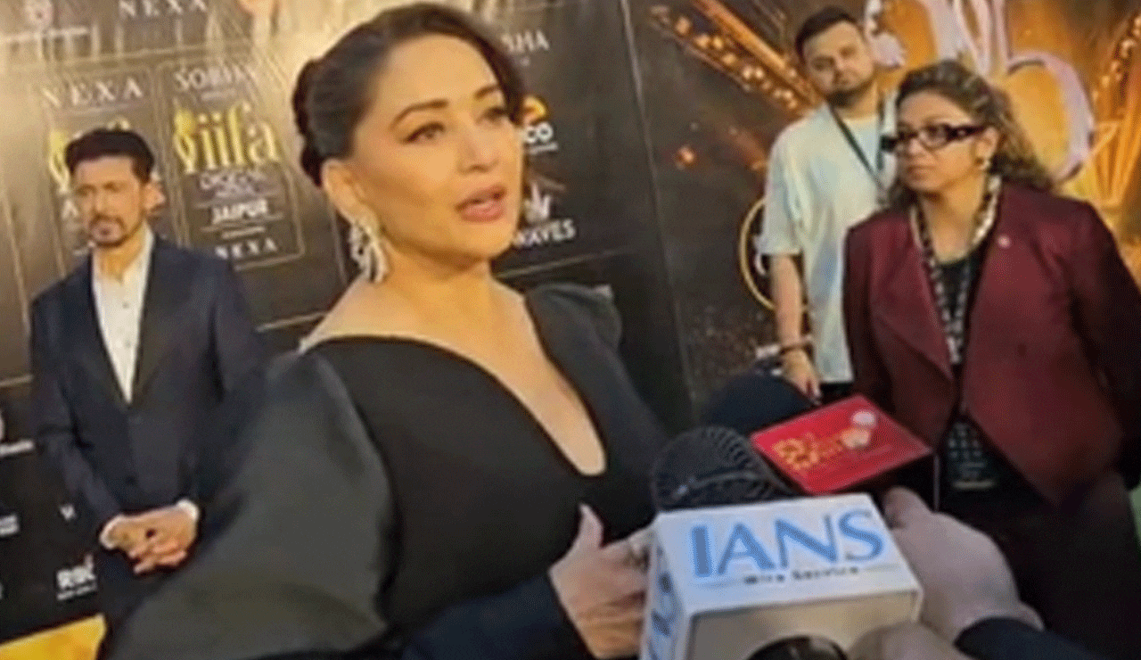 Madhuri Dixit Talks About Her Upcoming OTT Series ‘Mrs. Deshpande’ at IIFA 2025