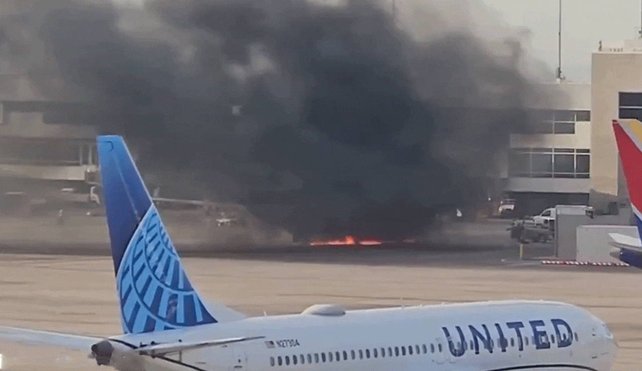 Emergency Evacuation at Denver Airport: American Airlines Plane Catches Fire on the Tarmac