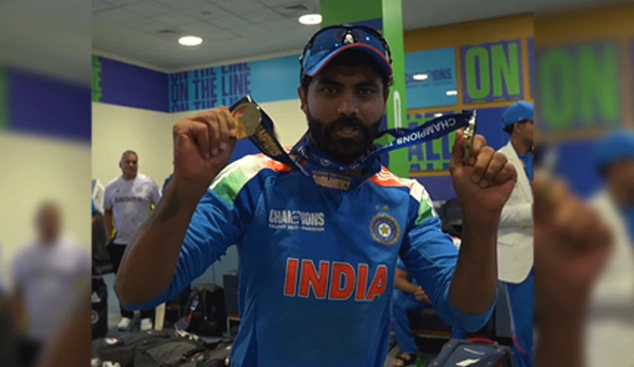 ss Ravindra Jadeja Wins Best Fielding Medal After India’s Champions Trophy Victory