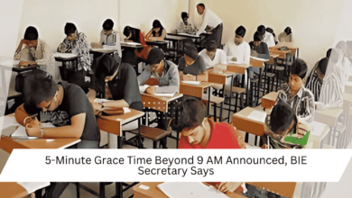 Telangana BIE grants 5-minute grace time for Intermediate exams starting March 5.