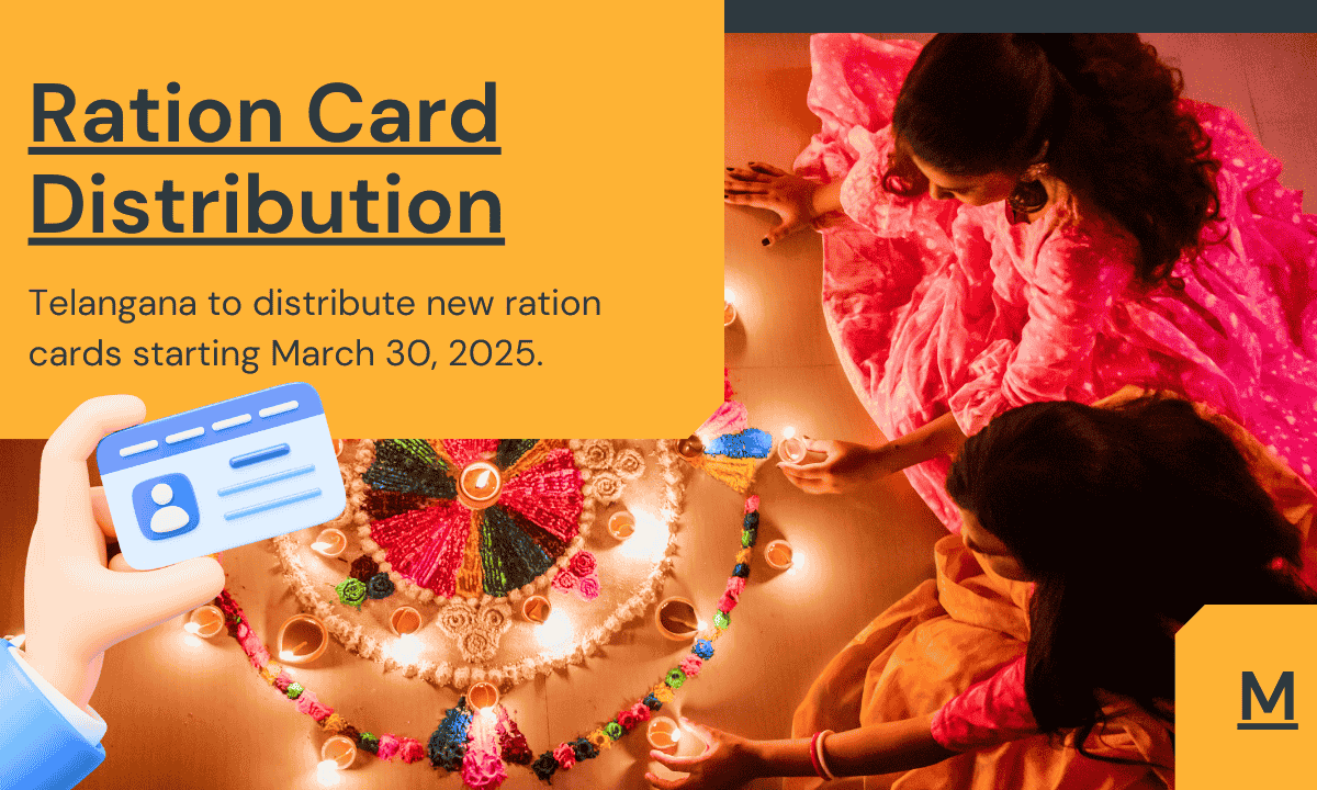 The newly designed Telangana ration card equipped with a QR code for enhanced transparency will be distributed from Ugadi 2025.