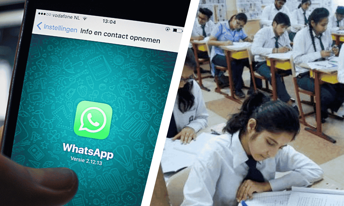 Authorities inspect the Nalgonda examination centre where the SSC question paper was photographed and leaked via WhatsApp on March 22, 2025.