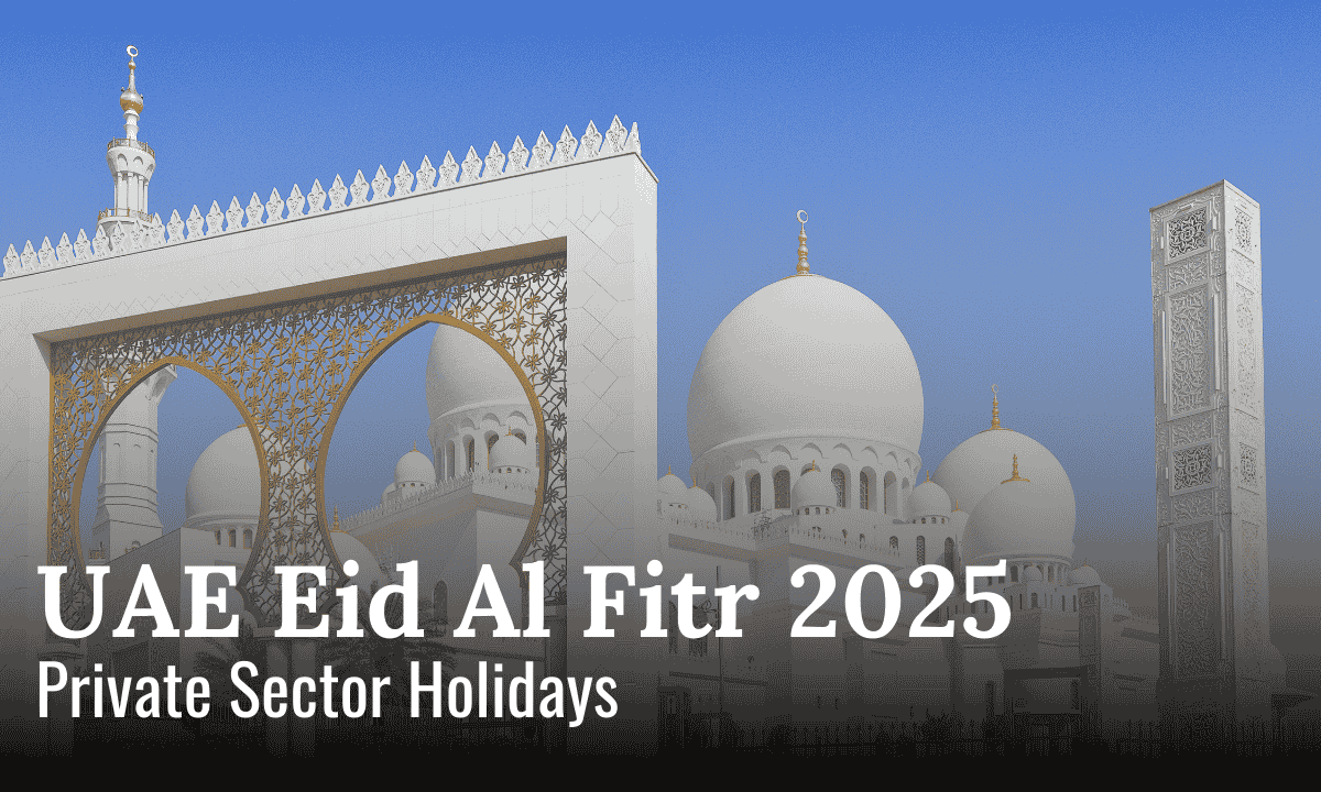 The UAE Ministry of Human Resources and Emiratisation (MoHRE) has officially announced the Eid Al Fitr holidays for private sector employees across the country.