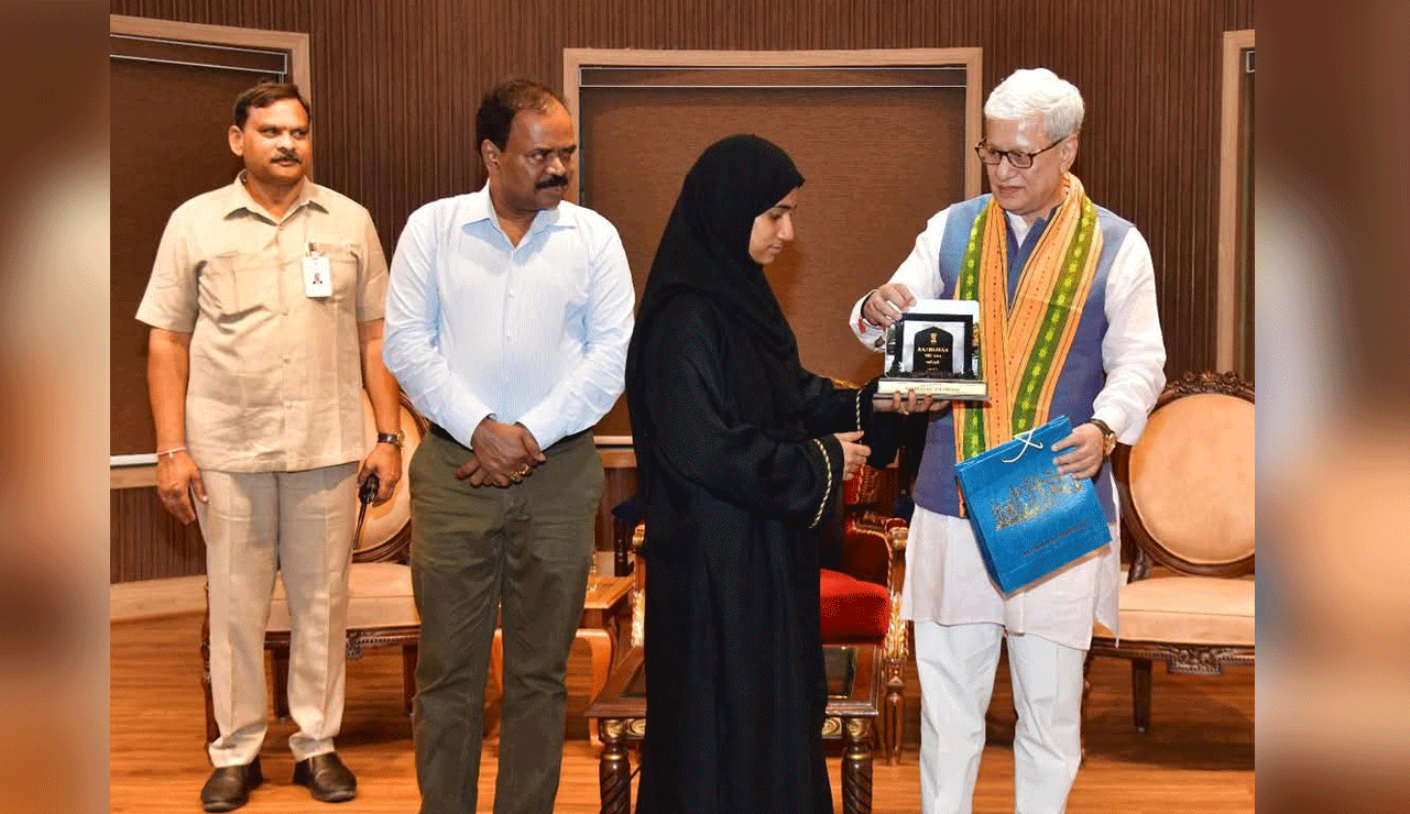 Breaking Barriers, Topping Charts: Telangana Governor Honors Muslim Girl Hasina