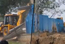 Hyderabad: Illegal Structures Demolished in Miyapur